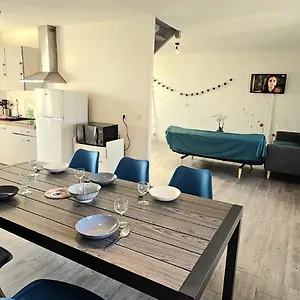 Duplex T3 Jacuzzi Salle De Sport Le Tribord Appartement Saint-Méloir-des-Ondes